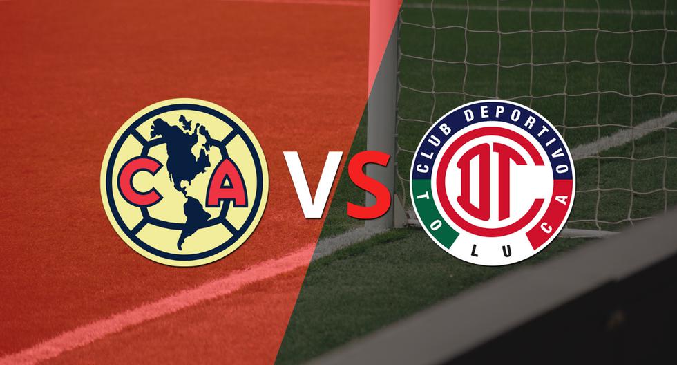 Comenzó el segundo tiempo y Club América está empatando con Toluca FC en el estadio Azteca