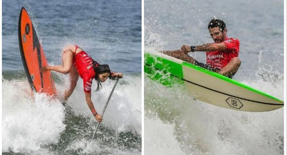 Vania Torres y Tamil Martino avanzaron a la final de SUP de Panamericanos de Surf