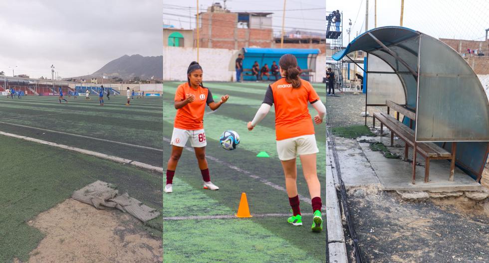 Lamentable: Universitario y Mannucci juegan por la Liga Femenina en un estadio en pésimas condiciones [FOTOS]