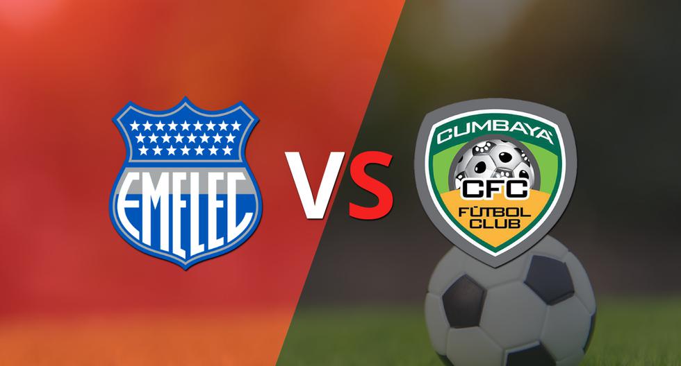 Emelec y Cumbayá FC se mantienen sin goles al finalizar el primer tiempo