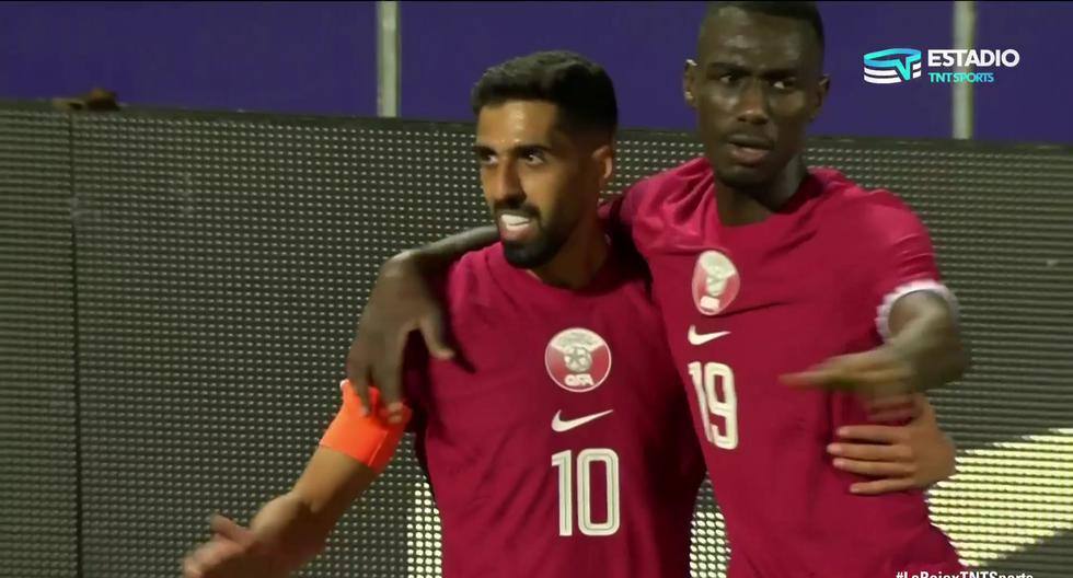 En ocho minutos: los goles de Akram Afif y Hassan Al-Haidos en el Qatar vs. Chile 