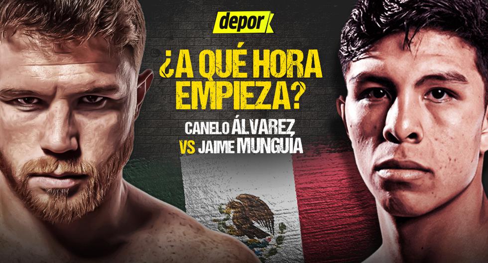 ¿A qué hora pelean Canelo Álvarez vs. Jaime Munguía hoy por el título? Horario de países