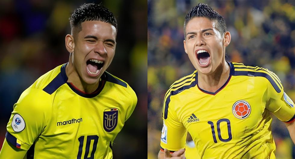 Así se alinearon Ecuador vs. Colombia en partido por Eliminatorias