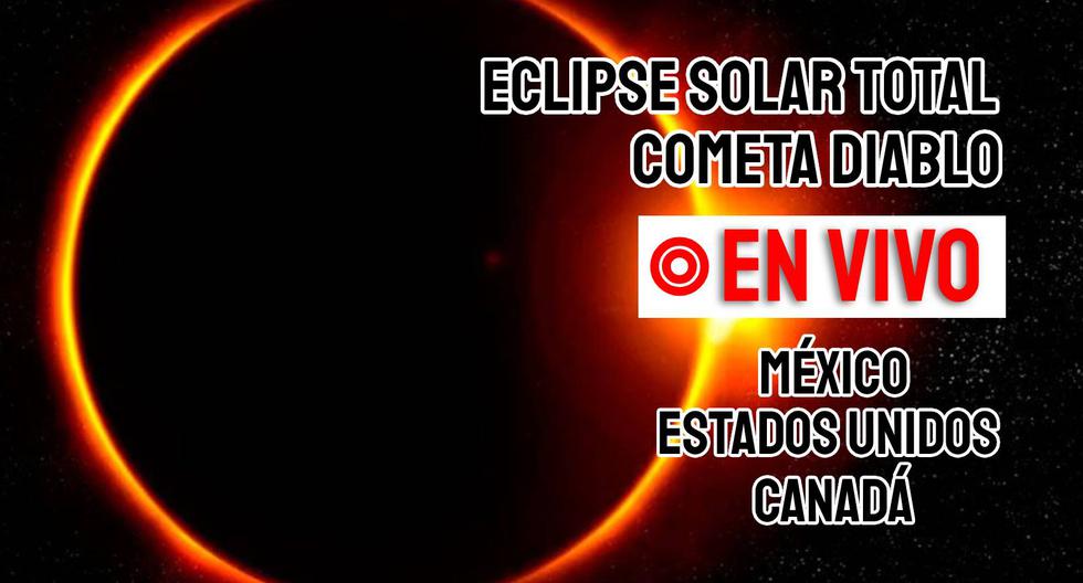 Dónde ver la trayectoria Eclipse solar total y Cometa Diablo desde México, USA y Canadá