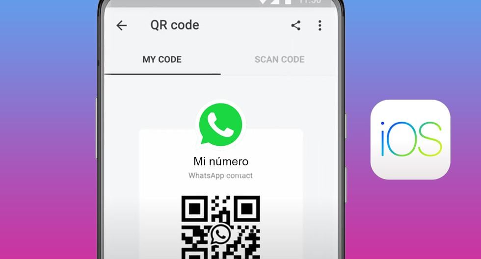 IPhone: así puedes compartir tú número de WhatsApp por código QR
