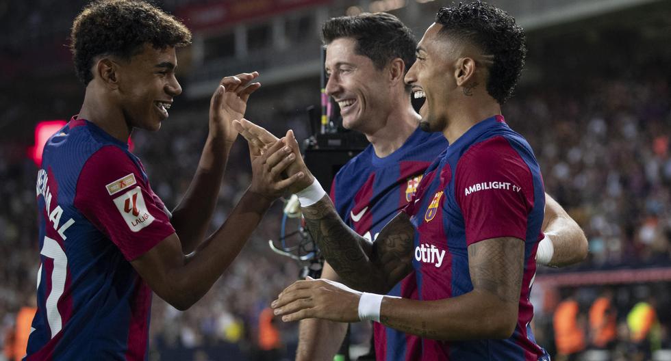 ¡Supremacía culé! Barcelona venció 5-0 a Betis, por LaLiga 2023