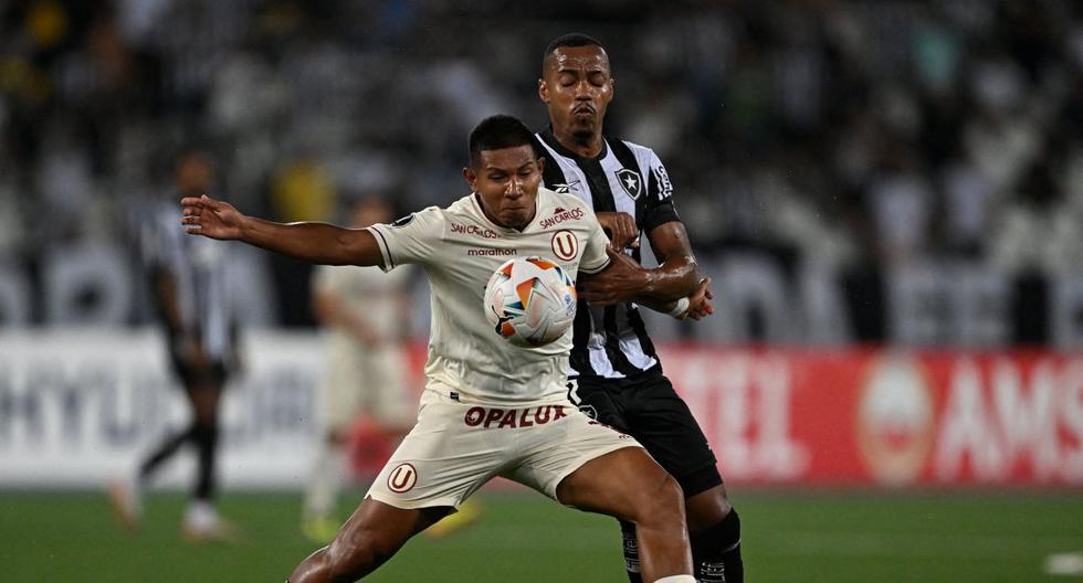 En Brasil: Universitario perdió 3-1 frente a Botafogo por Copa Libertadores