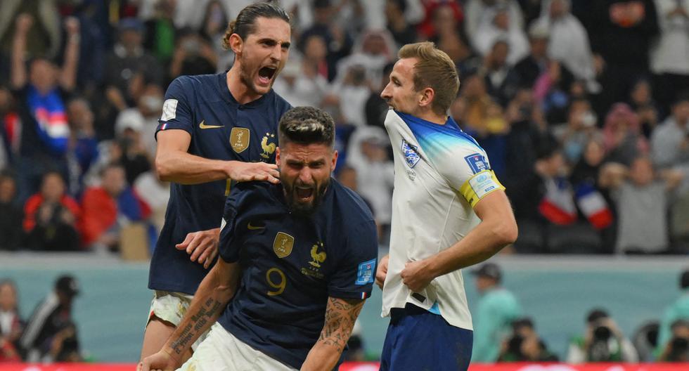 Francia vs. Inglaterra (2-1): resumen del partido por el Mundial Qatar 2022