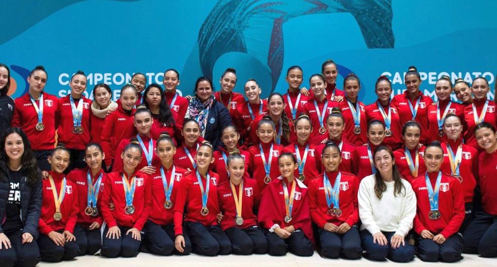 Gimnastas peruanas ganan más de 15 medallas en el Sudamericano de Gimnasia Aeróbica