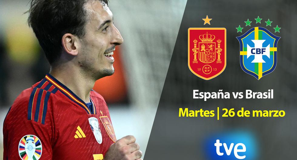 ¿Qué canal transmitió España vs. Brasil por TV y online el amistoso FIFA 2024?