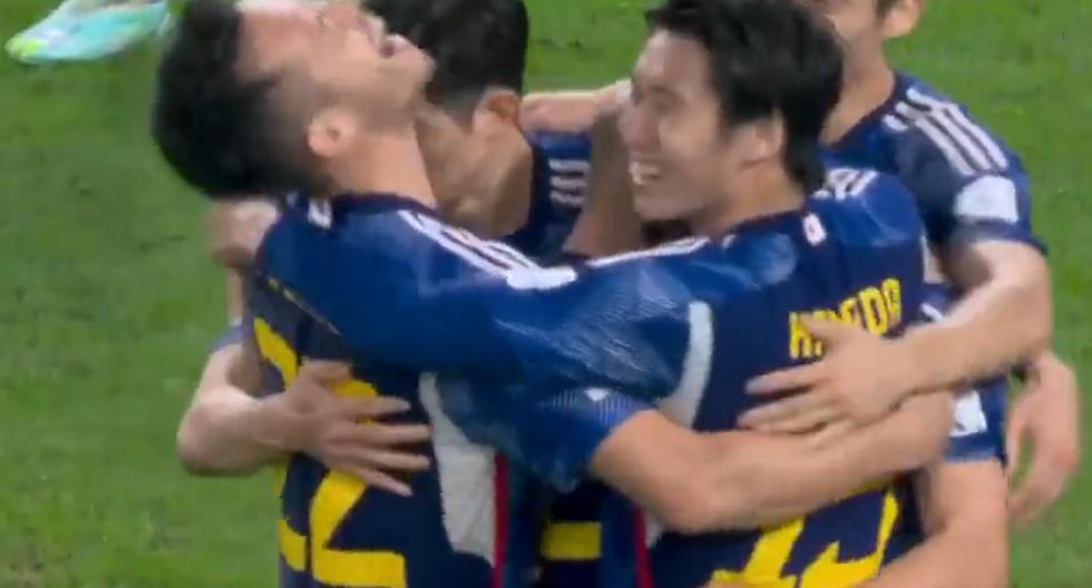 Sobre el cierre del primer tiempo: gol de Maeda para el 1-0 de Japón ante Croacia por el Mundial
