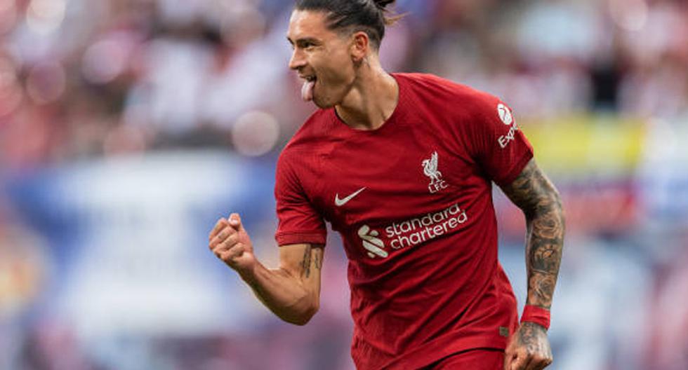 Con toque uruguayo: Liverpool derrotó 5-0 a Leipzig con cuatro goles de Darwin Núñez en amistoso