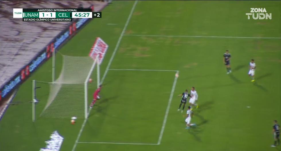 Paridad en el Olímpico: gol de Iago Aspas para el 1-1 del Pumas vs. Celta de Vigo 