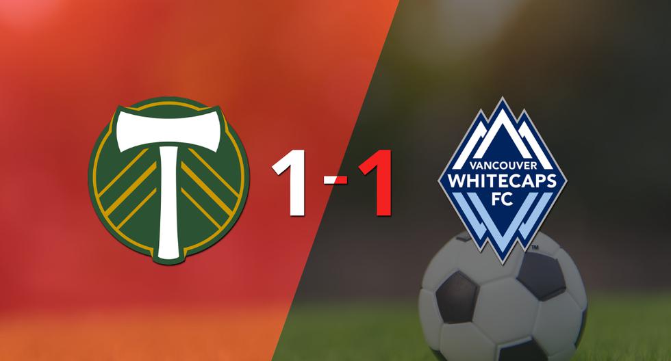 Vancouver Whitecaps FC logró sacar el empate a 1 gol en casa de Portland Timbers