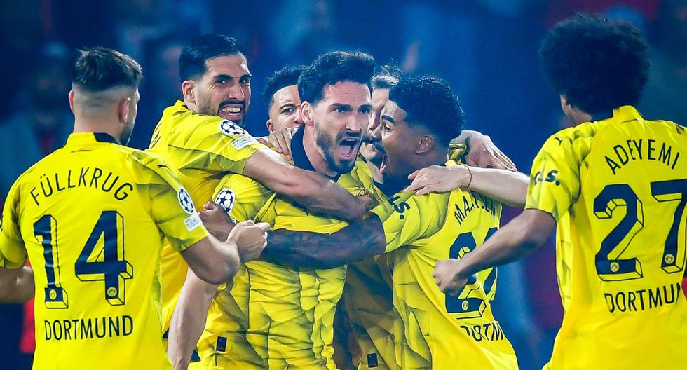 PSG vs Dortmund (0-1): resumen, gol y minuto a minuto por la Champions League