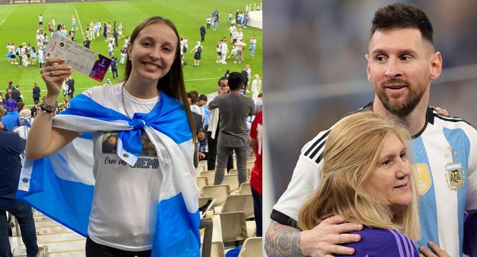 Mamá de Lionel Messi le escribió por Instagram a joven argentina y le cumplió sueño
