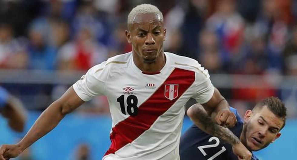 One day away from Peru vs. Argentina: FIFA remembered a great play by André Carrillo in the World Cup in Russia