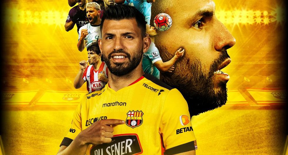 ¡Agüero vuelve al fútbol! El ‘Kun’ será el invitado del Barcelona SC en la ‘Noche Amarilla’