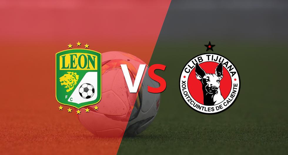 León y Tijuana empatan 0-0 y se van al entretiempo