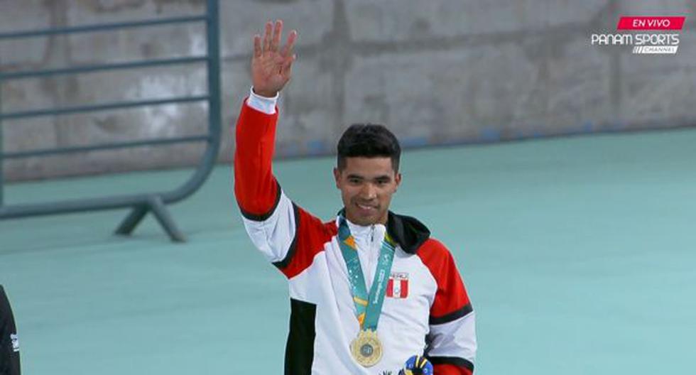 Up, Peru! Hugo Ruiz won the gold medal in Track Cycling in Santiago 2023.