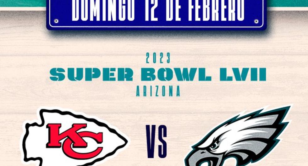 Super Bowl 2023: horarios y canales de TV para ver partido de Eagles vs. Chiefs
