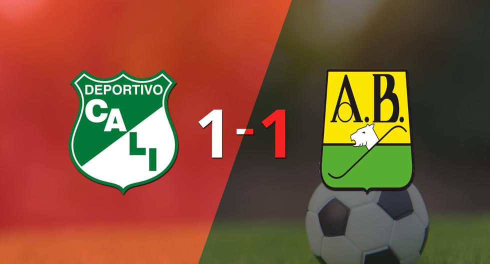Bucaramanga logró sacar el empate a 1 gol en casa de Deportivo Cali