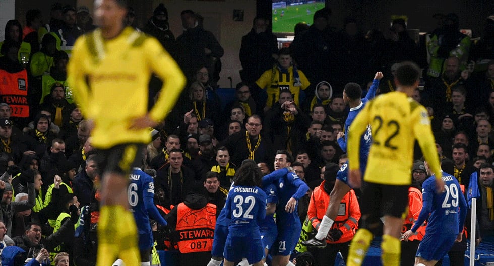 Remontó en Londres: Chelsea venció al Dortmund y se metió a cuartos de final de la Champions