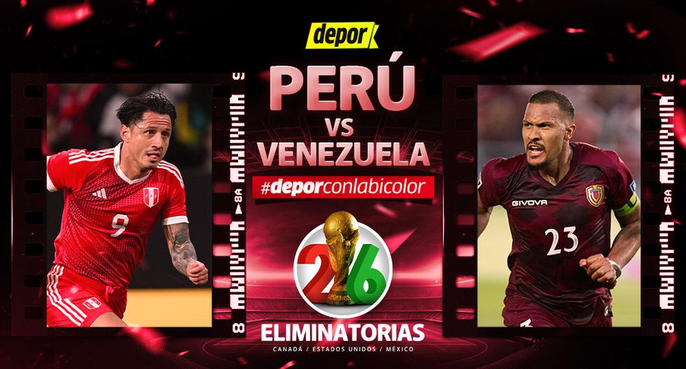 Perú vs. Venezuela EN VIVO: dónde ver el partido por Eliminatorias 2026
