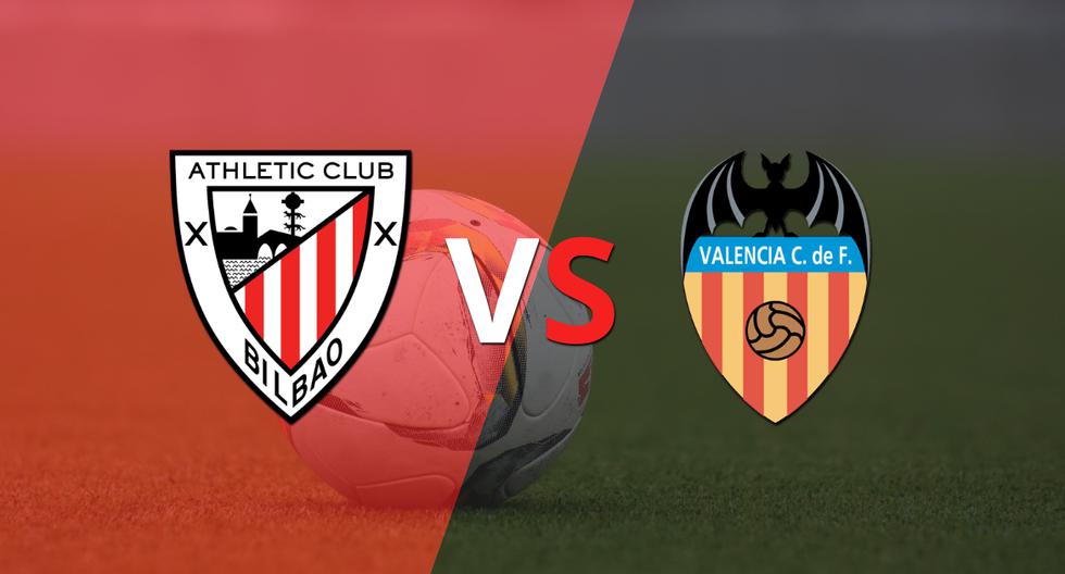 ¡Ya se juega la etapa complementaria! Athletic Bilbao vence Valencia por 1-0