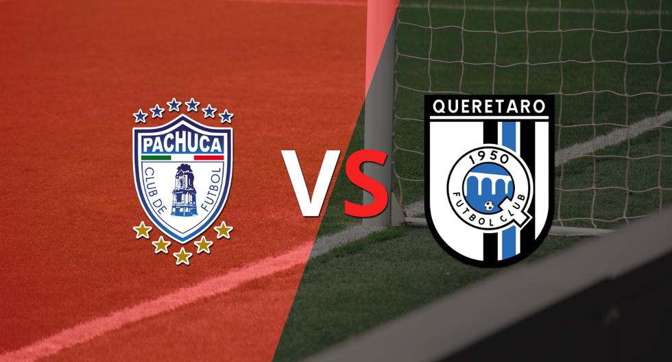Termina el primer tiempo con una victoria para Pachuca vs Querétaro por 1-0