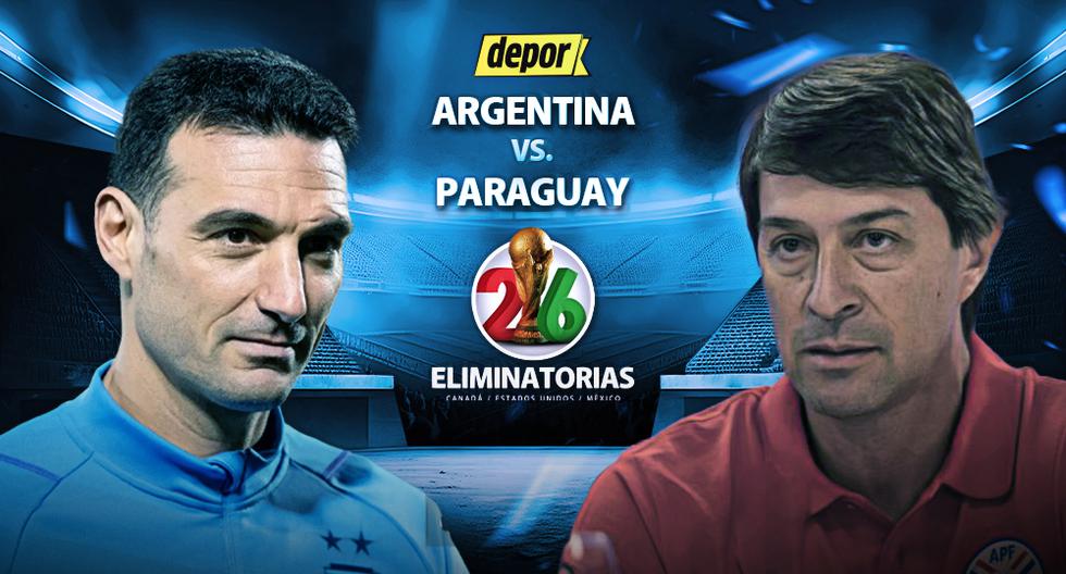 By TyC Sports, Argentina vs. Paraguay LIVE via GEN TV in the 2026 Qualifiers.