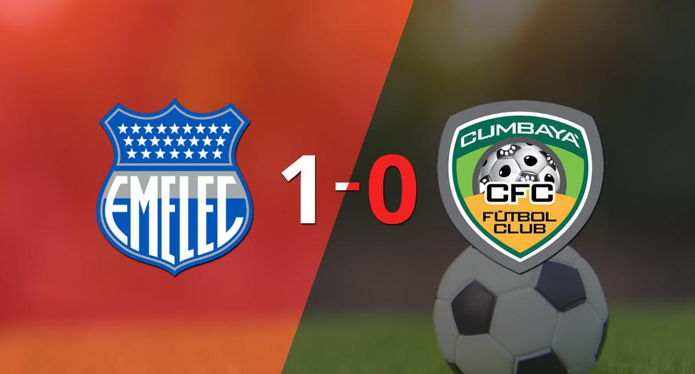 Emelec narrowly defeated Cumbayá FC.