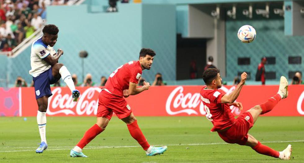 Arranque demoledor: goles de Saka y Sterling para el 3-0 de Inglaterra vs. Irán 