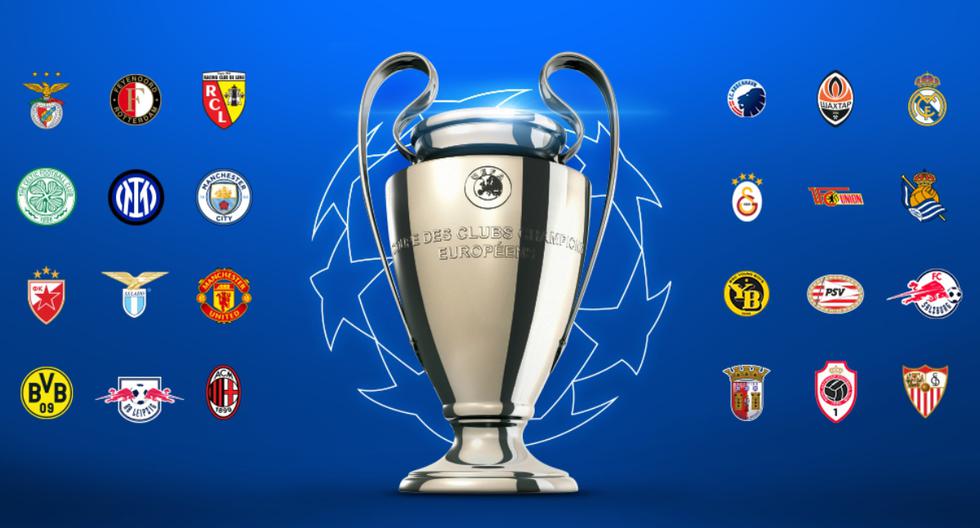 Grupos de la Champions League 2023: partidos, fechas y horarios de la fecha 1