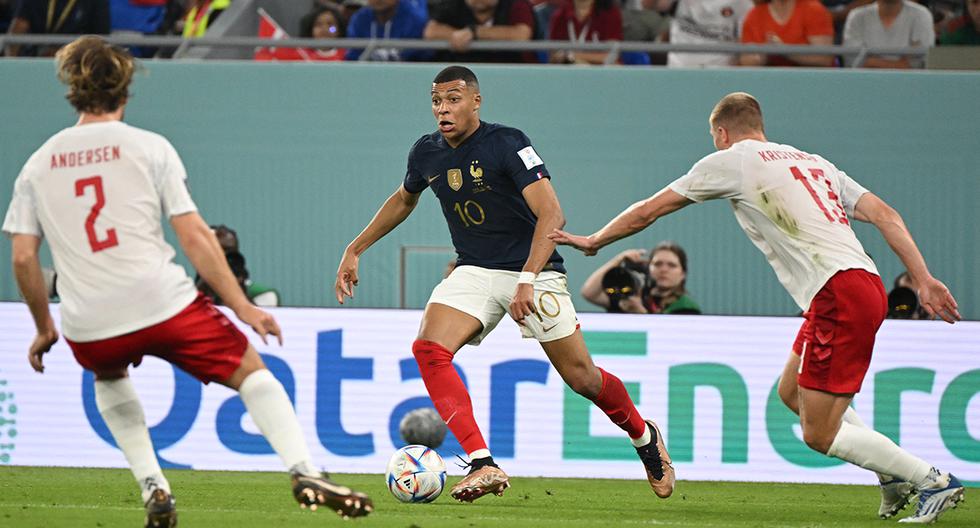 Francia vs. Dinamarca (2-1): resumen y goles del partido por Qatar 2022