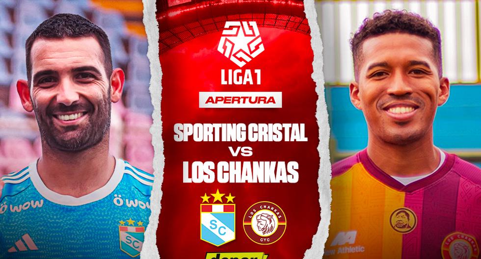 Sporting Cristal vs. Los Chankas EN VIVO vía Liga 1 MAX: a qué hora juegan por el Apertura 2024