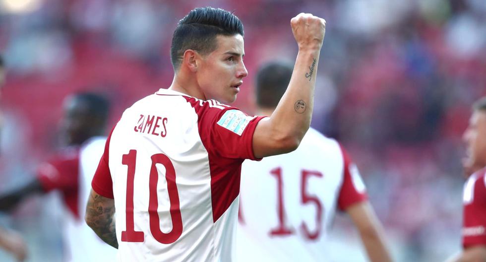 Con la calidad de siempre: asistencia de James Rodríguez para el 1-1 en Olympiacos vs. OFI