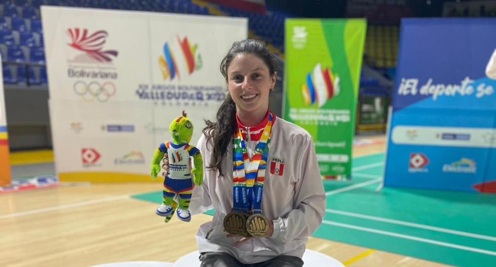Inés Castillo, oro en bádminton en Valledupar 2022: “Lo psicológico es importante, no solo lo físico o técnico”