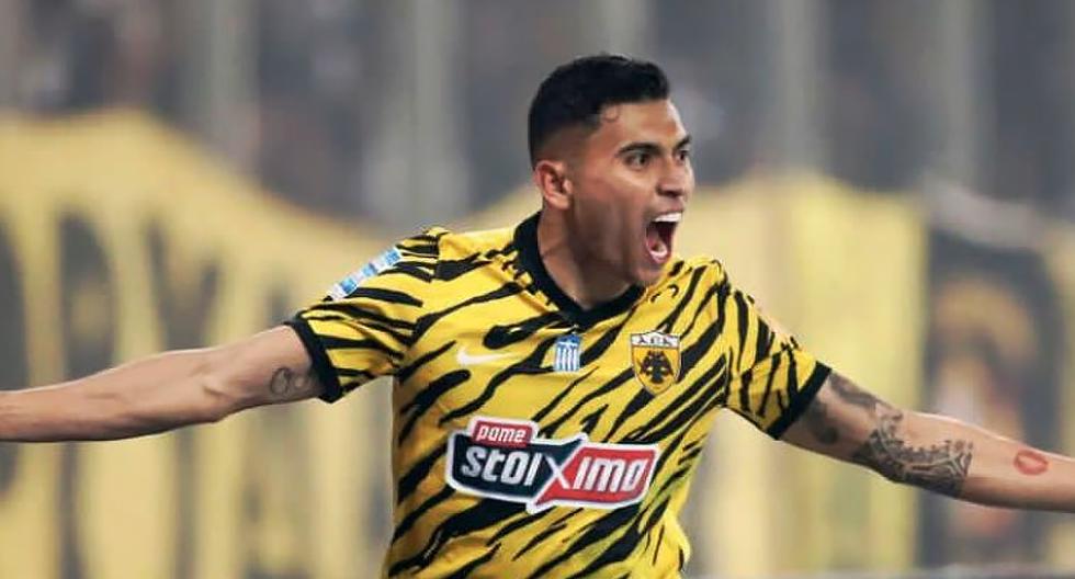 Orbelín Pineda sigue en racha: anota en goleada del AEK Atenas 4-1 sobre el Panetolikos