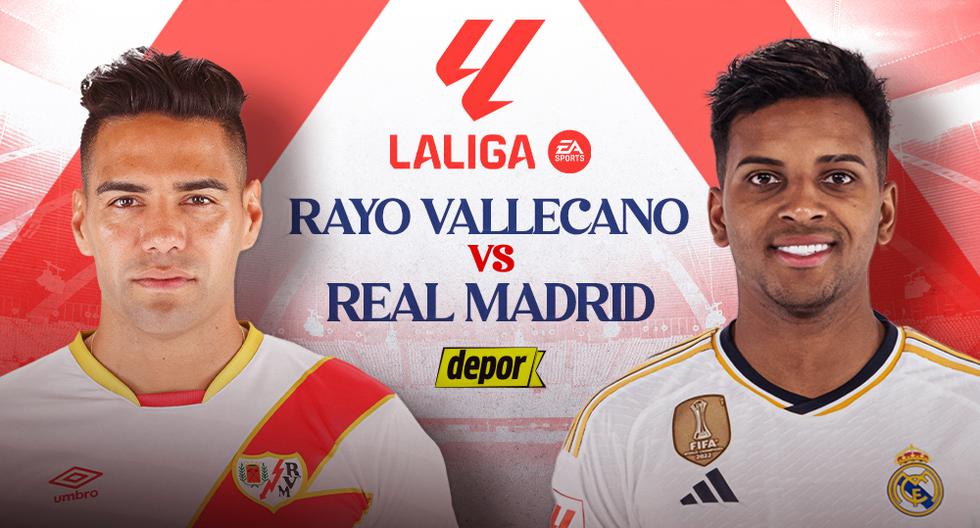 A qué hora juegan Real Madrid vs. Rayo y en qué canales de TV ver LaLiga 2024