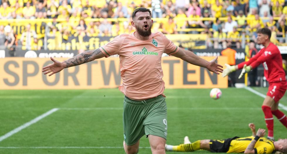 Tres goles en seis minutos: lo loca remontada del Werder Bremen sobre Dortmund 