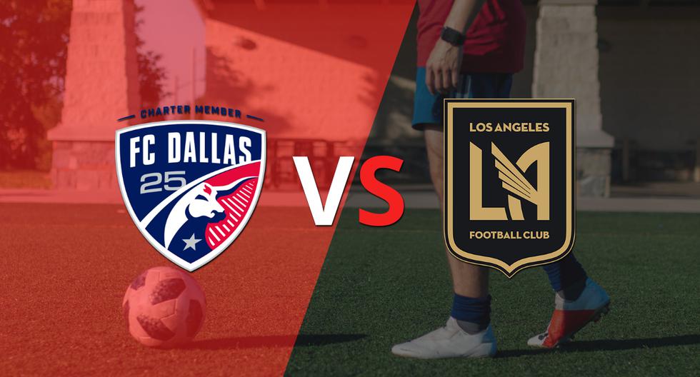 Ya rueda el balón entre FC Dallas y Los Angeles FC en el estadio Toyota Stadium