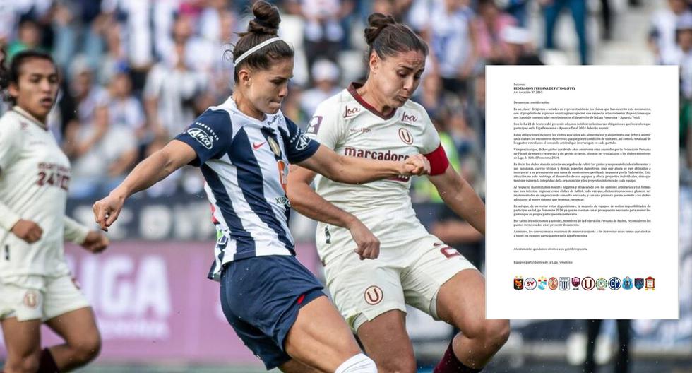 Doce clubes de Liga Femenina unen voces contra la FPF y denuncian normativas arbitrarias