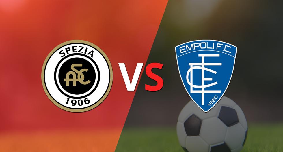 Termina el primer tiempo con una victoria para Spezia vs Empoli por 1-0