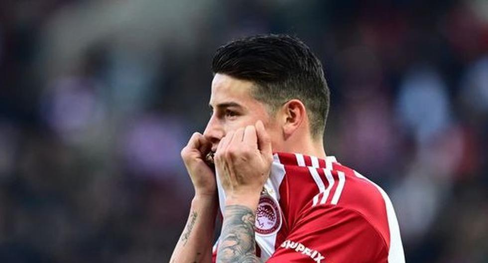 James Rodriguez is without a team: he terminated his contract with Olympiacos.