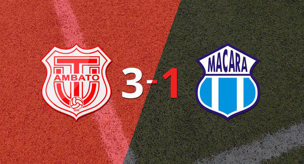 Gran victoria de Técnico Universitario sobre Macará por 3-1