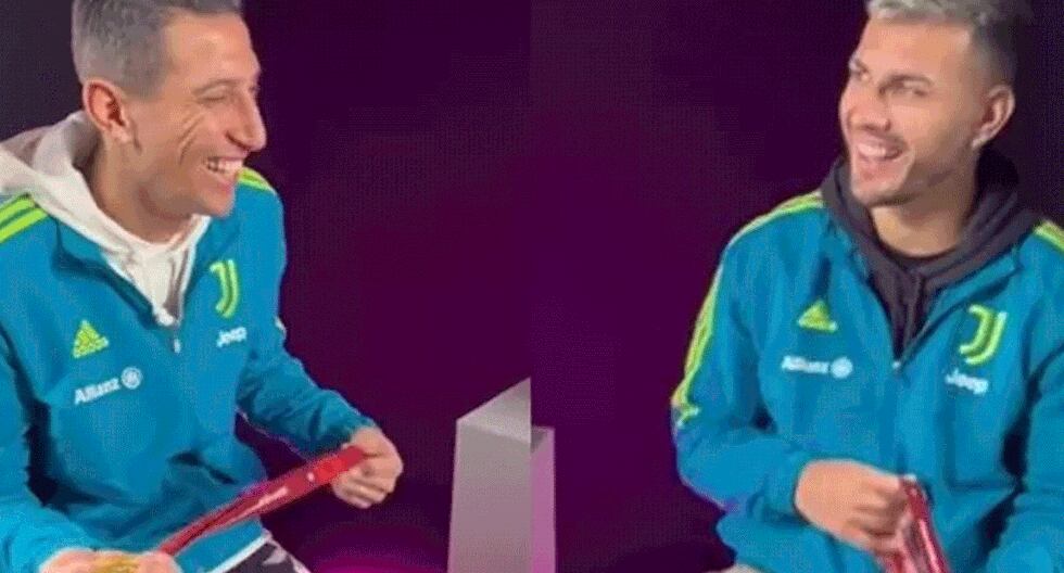 ¿Qué medalla pesa más? El revelador video de Juventus que causó sorpresa de Di María y Paredes