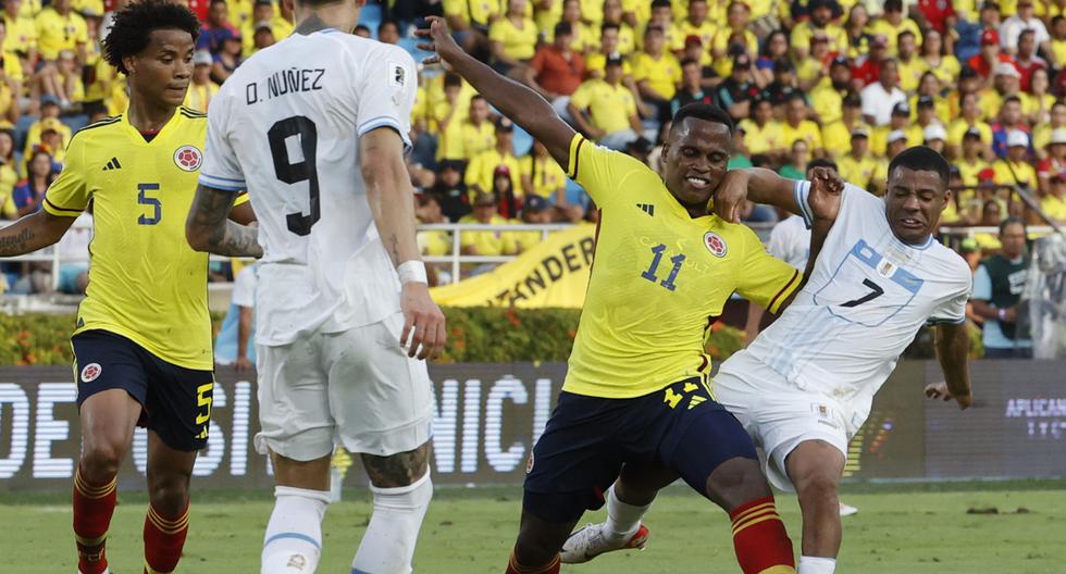 Colombia 2-2 Uruguay for Matchday 3 of the Conmebol 2026 World Cup Qualifiers