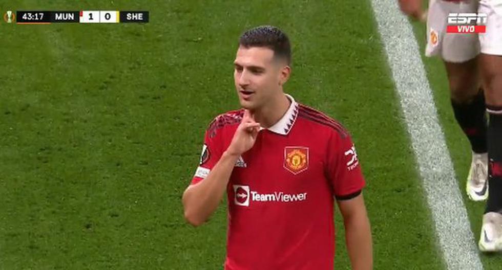 El gol de Dalot en Manchester United vs. Sheriff en Europa League 