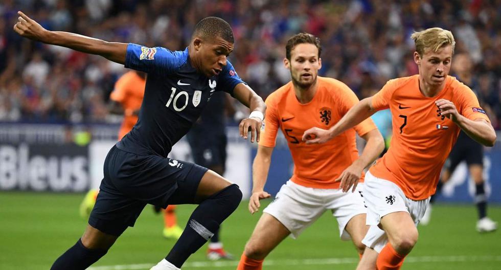 Francia 4 - 0 Países Bajos en directo hoy por las Eliminatorias UEFA